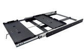 Car Fridge/Freezer Slide, Powder Coated, High Strength Bearing Drawer extends 100% from Base, 2 Straps included, Max Weight 125kg